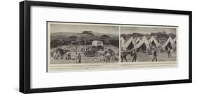 Encampment at Inyati of the British South Africa Company's Troops-null-Framed Giclee Print