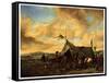 Encampment at the time of the Thirty Years' War-Philips Wouwerman-Framed Stretched Canvas