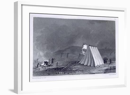 Encampment in Browell Cove, c.1826-E.n. Kendall-Framed Giclee Print