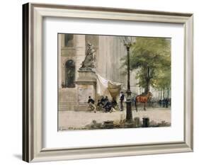 Encampment in Place De La Boure, June 4, 1871, During Siege of Paris-Isidore Pils-Framed Giclee Print