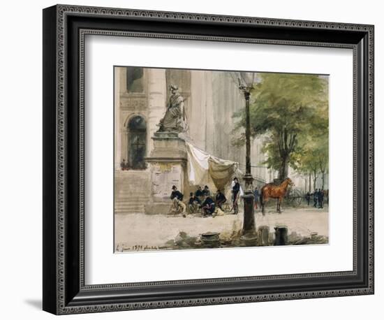 Encampment in Place De La Boure, June 4, 1871, During Siege of Paris-Isidore Pils-Framed Giclee Print