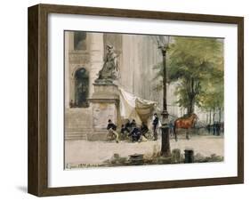 Encampment in Place De La Boure, June 4, 1871, During Siege of Paris-Isidore Pils-Framed Giclee Print