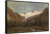 Encampment in the Sierras-Thomas Hill-Framed Stretched Canvas