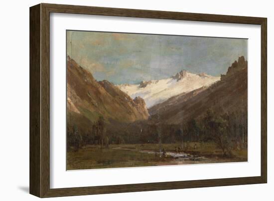 Encampment in the Sierras-Thomas Hill-Framed Giclee Print