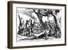 Encampment of Central European Gypsies also known as Egyptians, 1604-Jacques Callot-Framed Giclee Print