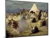 Encampment of Nomadic Bedouins-Stefano Ussi-Mounted Giclee Print