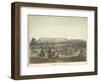 Encampment of Piekann Indians, Pub. 1842 (Colour Litho)-Karl Bodmer-Framed Giclee Print