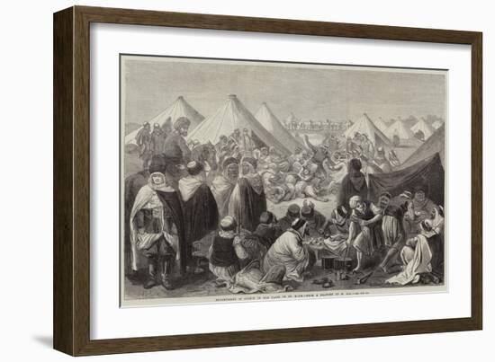 Encampment of Spahis on the Plain of St Maur-Frederic Theodore Lix-Framed Giclee Print