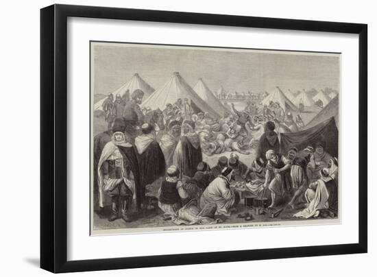 Encampment of Spahis on the Plain of St Maur-Frederic Theodore Lix-Framed Giclee Print