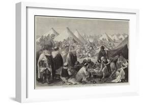 Encampment of Spahis on the Plain of St Maur-Frederic Theodore Lix-Framed Giclee Print