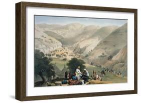Encampment of the 1st Bengal European Regiment, First Anglo-Afghan War 1838-1842-James Atkinson-Framed Giclee Print