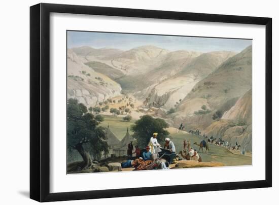 Encampment of the 1st Bengal European Regiment, First Anglo-Afghan War 1838-1842-James Atkinson-Framed Giclee Print
