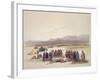 Encampment of the Alloeen in Wady Araba-David Roberts-Framed Giclee Print