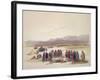 Encampment of the Alloeen in Wady Araba-David Roberts-Framed Giclee Print