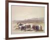 Encampment of the Alloeen in Wady Araba-David Roberts-Framed Giclee Print