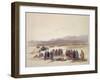 Encampment of the Alloeen in Wady Araba-David Roberts-Framed Giclee Print