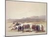 Encampment of the Alloeen in Wady Araba-David Roberts-Mounted Giclee Print