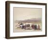 Encampment of the Alloeen in Wady Araba-David Roberts-Framed Giclee Print