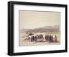 Encampment of the Alloeen in Wady Araba-David Roberts-Framed Giclee Print