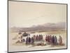 Encampment of the Alloeen in Wady Araba-David Roberts-Mounted Giclee Print