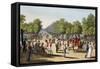 'Encampment of the British army in the Bois de Boulogne', Paris, 1815 (1817)-Matthew Dubourg-Framed Stretched Canvas