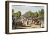'Encampment of the British army in the Bois de Boulogne', Paris, 1815 (1817)-Matthew Dubourg-Framed Giclee Print