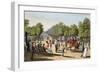 'Encampment of the British army in the Bois de Boulogne', Paris, 1815 (1817)-Matthew Dubourg-Framed Giclee Print