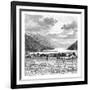 Encampment of the English Expedition of 1871, Lake Pang-Kong, Tibet, 1895-null-Framed Giclee Print