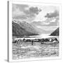 Encampment of the English Expedition of 1871, Lake Pang-Kong, Tibet, 1895-null-Stretched Canvas