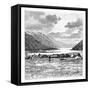 Encampment of the English Expedition of 1871, Lake Pang-Kong, Tibet, 1895-null-Framed Stretched Canvas