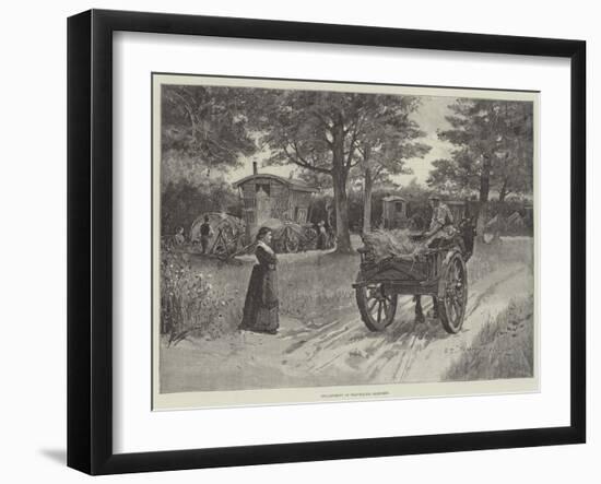 Encampment of Travelling Showmen-Henry Charles Seppings Wright-Framed Giclee Print