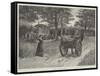 Encampment of Travelling Showmen-Henry Charles Seppings Wright-Framed Stretched Canvas