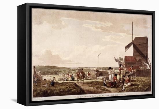 Encampment on Blackheath, Greenwich, London, 1780-Paul Sandby-Framed Stretched Canvas