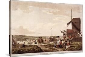 Encampment on Blackheath, Greenwich, London, 1780-Paul Sandby-Stretched Canvas