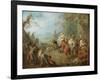 Encampment (Soldiers' Hal)-Jean-Baptiste Pater-Framed Giclee Print