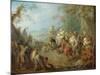 Encampment (Soldiers' Hal)-Jean-Baptiste Pater-Mounted Giclee Print