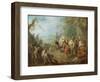 Encampment (Soldiers' Hal)-Jean-Baptiste Pater-Framed Giclee Print