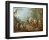 Encampment (Soldiers' Hal)-Jean-Baptiste Pater-Framed Giclee Print