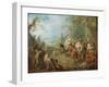 Encampment (Soldiers' Hal)-Jean-Baptiste Pater-Framed Giclee Print