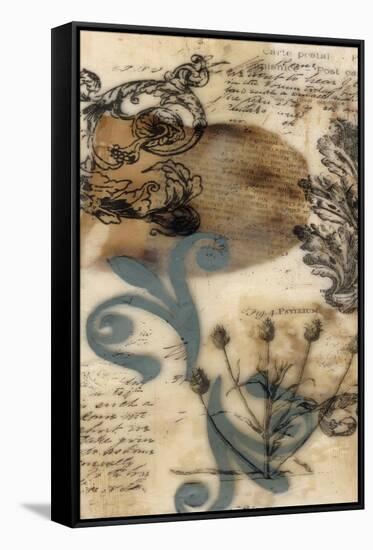 Encaustic Ephemera I-Jennifer Goldberger-Framed Stretched Canvas