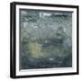 Encaustic Tile in Blue IV-Sharon Gordon-Framed Art Print