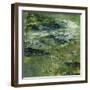 Encaustic Tile in Green III-Sharon Gordon-Framed Art Print