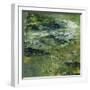 Encaustic Tile in Green III-Sharon Gordon-Framed Art Print