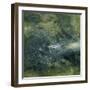 Encaustic Tile in Green IV-Sharon Gordon-Framed Art Print