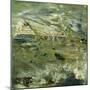 Encaustic Tile in Green V-Sharon Gordon-Mounted Art Print