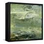 Encaustic Tile in Green VIII-Sharon Gordon-Framed Stretched Canvas