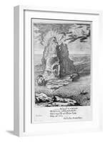 Enceladus Buried Underneath Mount Etna, 1655-Michel de Marolles-Framed Giclee Print