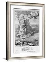 Enceladus Buried Underneath Mount Etna, 1655-Michel de Marolles-Framed Giclee Print