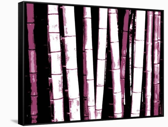 Enchanted Bamboo Wine-Herb Dickinson-Framed Stretched Canvas