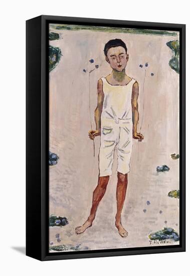 Enchanted Boy; Bezauberter Knabe, 1909-Ferdinand Hodler-Framed Stretched Canvas